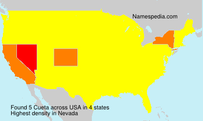 Surname Cueta in USA Surname Cueta in USA