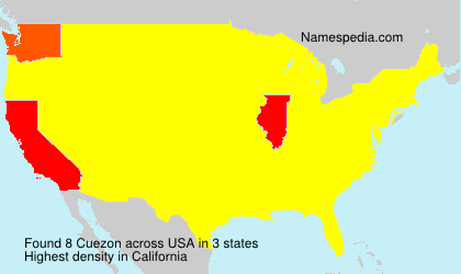 Surname Cuezon in USA Surname Cuezon in USA