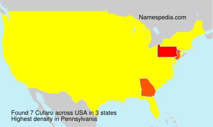 Surname Cufaro in USA Surname Cufaro in USA