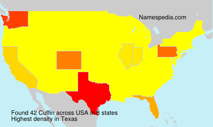 Surname Cuffin in USA Surname Cuffin in USA