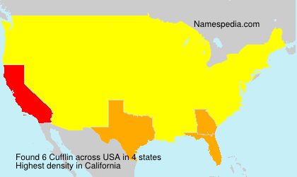 Surname Cufflin in USA Surname Cufflin in USA