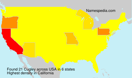 Surname Cugley in USA Surname Cugley in USA