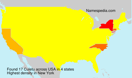 Surname Culetu in USA Surname Culetu in USA