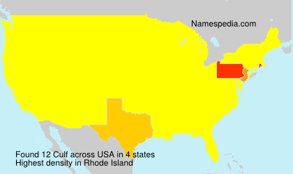 Surname Culf in USA Surname Culf in USA