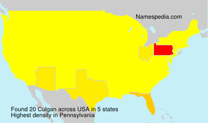 Surname Culgan in USA Surname Culgan in USA