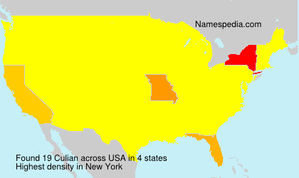 Surname Culian in USA Surname Culian in USA