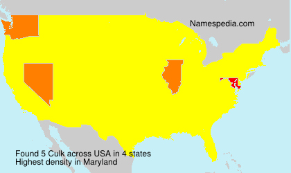 Surname Culk in USA Surname Culk in USA