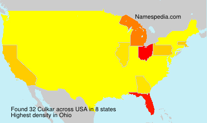 Surname Culkar in USA Surname Culkar in USA