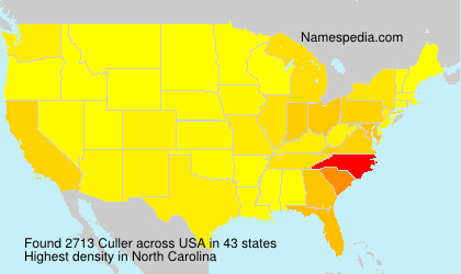 Surname Culler in USA Surname Culler in USA