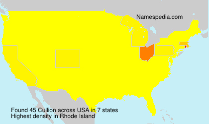 Surname Cullion in USA Surname Cullion in USA