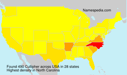 Surname Cullipher in USA Surname Cullipher in USA