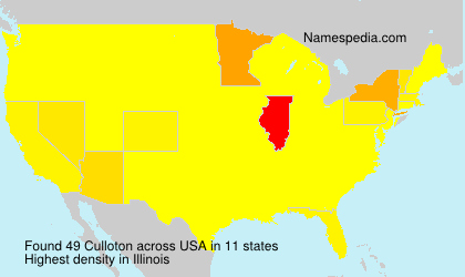 Surname Culloton in USA Surname Culloton in USA