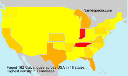 Surname Culvahouse in USA Surname Culvahouse in USA