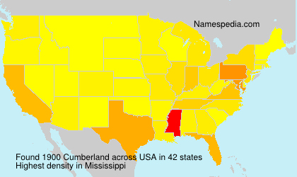Surname Cumberland in USA Surname Cumberland in USA