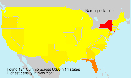 Surname Cummo in USA Surname Cummo in USA