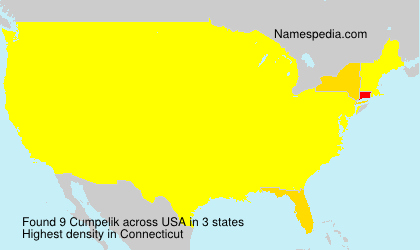 Surname Cumpelik in USA Surname Cumpelik in USA
