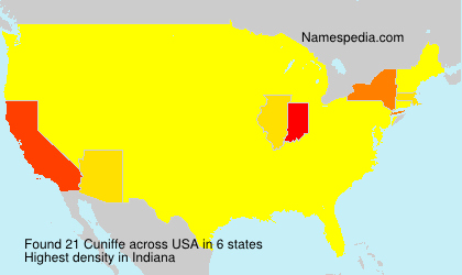 Surname Cuniffe in USA Surname Cuniffe in USA