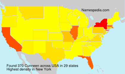 Surname Cunneen in USA Surname Cunneen in USA