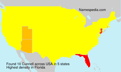 Surname Cunnell in USA Surname Cunnell in USA