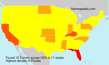 Surname Cunnin in USA Surname Cunnin in USA