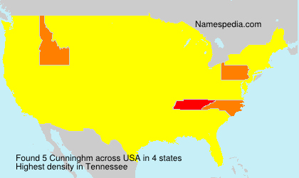 Surname Cunninghm in USA Surname Cunninghm in USA