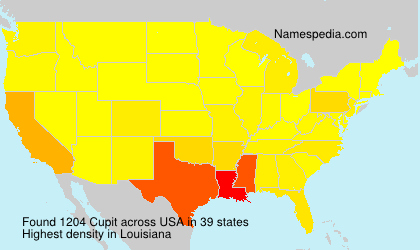 Surname Cupit in USA Surname Cupit in USA