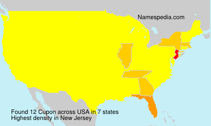Surname Cupon in USA Surname Cupon in USA