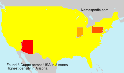 Surname Cuppe in USA Surname Cuppe in USA