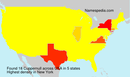 Surname Cuppernull in USA Surname Cuppernull in USA