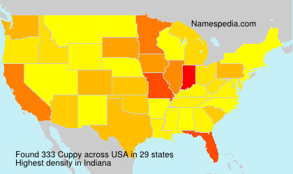 Surname Cuppy in USA Surname Cuppy in USA