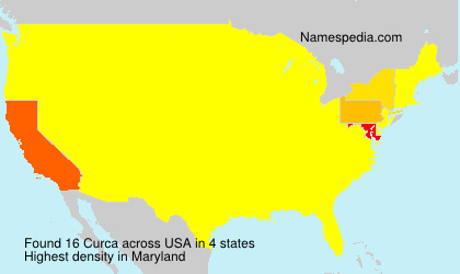 Surname Curca in USA Surname Curca in USA