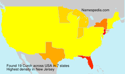 Surname Curch in USA Surname Curch in USA