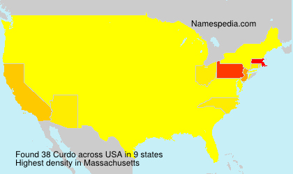 Surname Curdo in USA Surname Curdo in USA