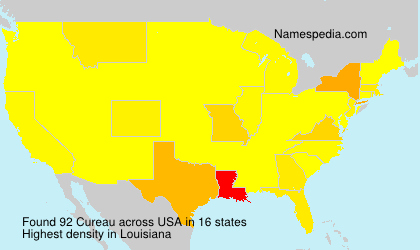 Surname Cureau in USA Surname Cureau in USA