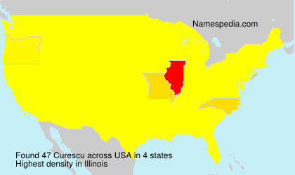 Surname Curescu in USA Surname Curescu in USA