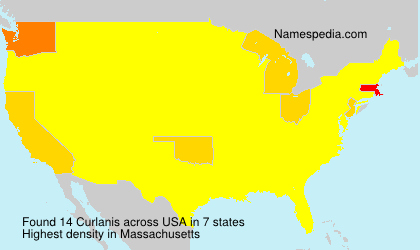 Surname Curlanis in USA Surname Curlanis in USA