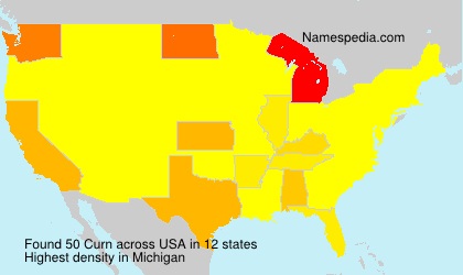 Surname Curn in USA Surname Curn in USA