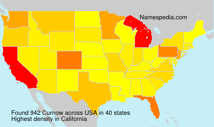 Surname Curnow in USA Surname Curnow in USA