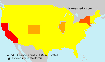 Surname Curone in USA Surname Curone in USA