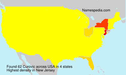 Surname Curovic in USA Surname Curovic in USA