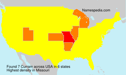 Surname Curram in USA Surname Curram in USA