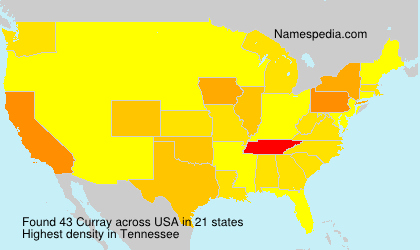 Surname Curray in USA Surname Curray in USA