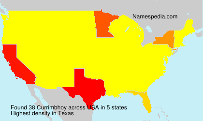 Surname Currimbhoy in USA Surname Currimbhoy in USA