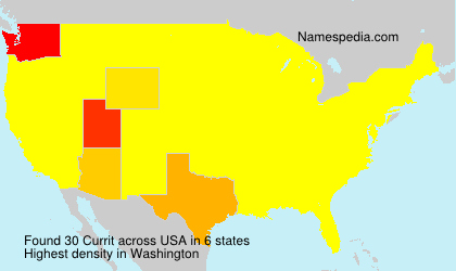 Surname Currit in USA Surname Currit in USA