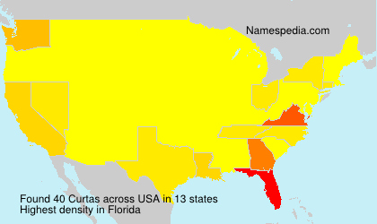 Surname Curtas in USA Surname Curtas in USA