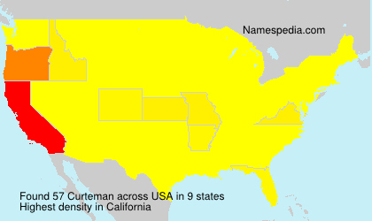 Surname Curteman in USA Surname Curteman in USA