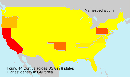 Surname Curtius in USA Surname Curtius in USA