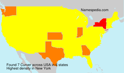 Surname Curver in USA Surname Curver in USA