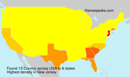 Surname Curvino in USA Surname Curvino in USA