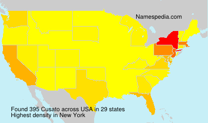 Surname Cusato in USA Surname Cusato in USA